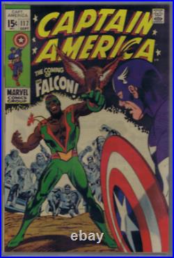 Captain America #117 Marvel 1969, 1st Appearance Falcon, CGC 9.4 (Near Mint)