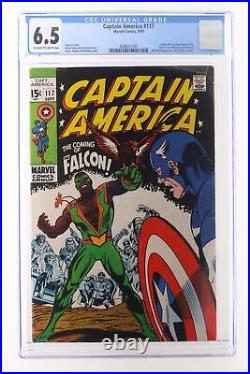 Captain America #117 Marvel Comics 1969 CGC 6.5 Origin and 1st appearance of t