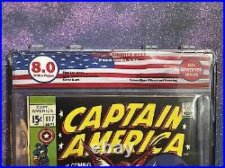 Captain America #117 Origin 1st Falcon Sam Wilson 8.0 EGS Marvel Comic Not CGC