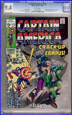 Captain America #120 (Marvel, 1969) CGC 9.4