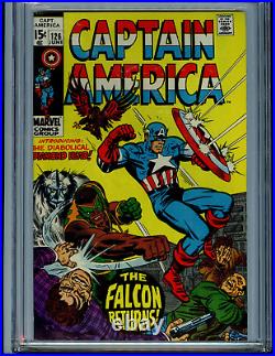 Captain America #126 CGC 9.0 1970 Marvel 1st Diamond Head Amricons k53