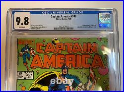 Captain America (1985) # 307 (CGC 9.8 WP) 1st App Madcap MCU Disney+