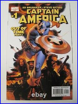 Captain America #1 to #50 Marvel Comics 2005 Series 1st app Winter Solder