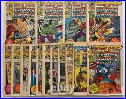 Captain America #1 to #59 (no #43) VERY RARE with 4 x free gifts Marvel UK 1981