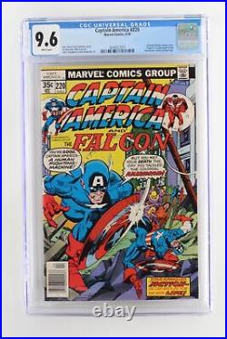 Captain America #220 Marvel 1978 CGC 9.6 Gil Kane and Klaus Janson cover. Orig