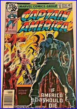 Captain America #231 Marvel Comic Book 1978 If America Should Die