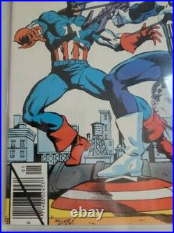 Captain America #241 CBCS Punisher Signed Frank Miller Sketch by Bob McLeod CGC