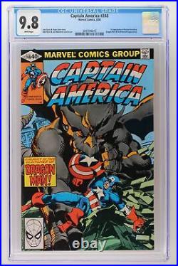 Captain America #248 Marvel 1980 CGC 9.8 1st Appearance of Bernie Rosenthal. D