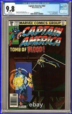 Captain America #253 1st Union Jack Cgc 9.8 White Pages Marvel 1981