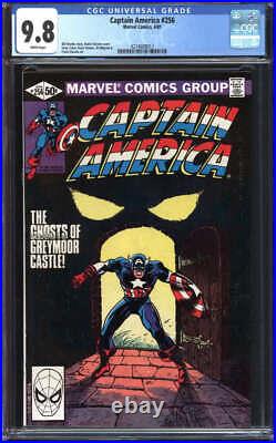 Captain America #256 Cgc 9.8 White Pages // Marvel Comics 1981