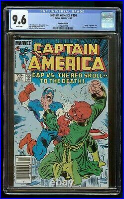 Captain America #300 (1984) Cgc 9.6 Canadian Price Variant Cpv White Pages