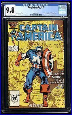 Captain America #319 CGC NM/M 9.8 White Pages Death of Many Super-Villains