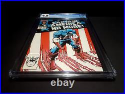 Captain America #332 CGC 9.0 CGC White pages Marvel Comics Steve Rogers resigns