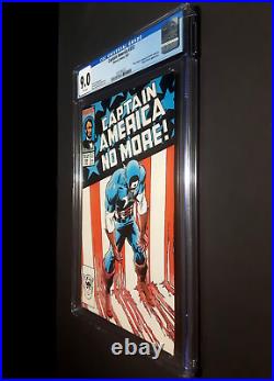 Captain America #332 CGC 9.0 CGC White pages Marvel Comics Steve Rogers resigns