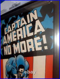 Captain America #332 CGC 9.0 CGC White pages Marvel Comics Steve Rogers resigns