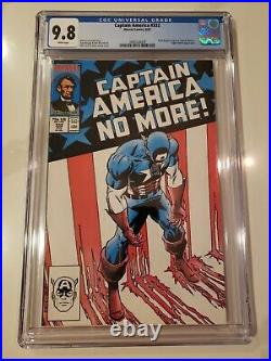 Captain America 33 CGC 9.8 Marvel Comics 1987