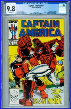 Captain America #341 CGC 9.8 1988-1st Rock Python 3810014016