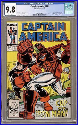 Captain America #341 CGC 9.8 1988 3931740001