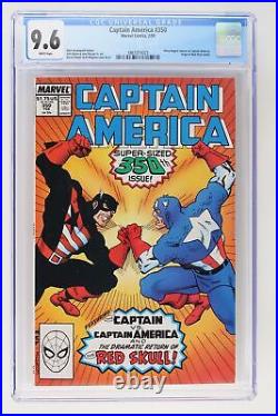 Captain America #350 Marvel 1989 CGC 9.6 Steve Rogers returns as Captain Ameri