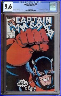 Captain America # 354 CGC 9.6 WP 1st John Walker as US Agent