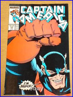 Captain America #354 Marvel Comic High Grade Nice Condition June 1989