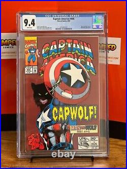 Captain America #405 Marvel Comics CGC Graded 9.4