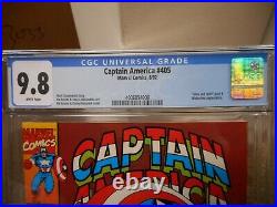 Captain America 405 cgc 9.8 Marvel 1992 1st appearance of CapWolf Wolf Man WP NM