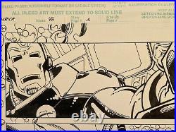 Captain America #46 p5 (2001) Jurgens/Layton Cap Undersea Battle Iron Man Guest