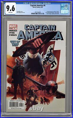 Captain America #6A CGC 9.6 2005 3915104006