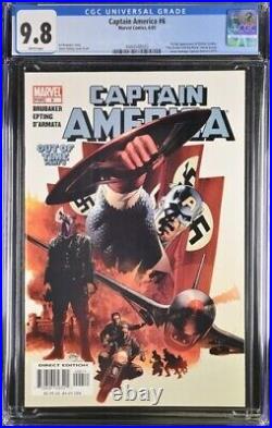 Captain America #6 2005 Marvel Comics CGC 9.8 1st app Winter Soldier 8003