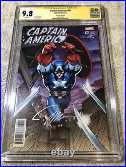 Captain America 700 CGC 9.8 SS Jim Lee Remastered 1500 Exclusive Variant