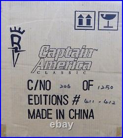 Captain America Classic Statue New Bowen Designs Marvel Comics Factory Sealed