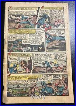 Captain America Comics #42 (1941) Timely Comics Coverless Read Marvel WOW