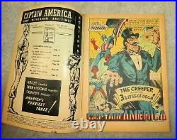 Captain America Golden age 21 FN 6.0 1942 avengers Marvel Timely Comics