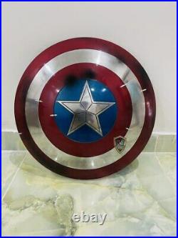 Captain America Shield Metal Prop Marvel Comic Screen Accurate 11 Scale