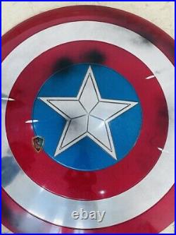 Captain America Shield Metal Prop Marvel Comic Screen Accurate 11 Scale