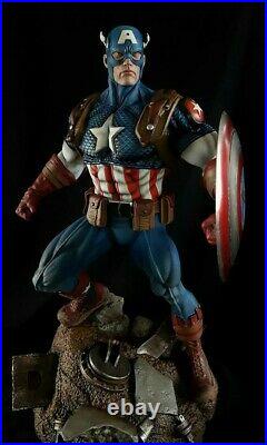 Captain America Statue Sculpture Art / Nt XM Sideshow Prime 1 / Marvel Comics
