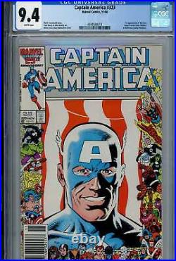 Captain America Vol 1 #323 Marvel CGC 9.4 NM (1986)