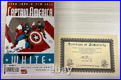 Captain America White #0 Signed By Joe Simon 33/35 COA Dynamic Forces Marvel