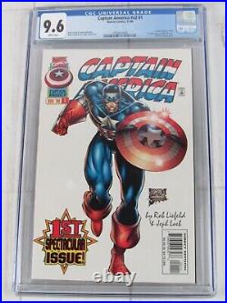 Captain America v2 #1 CGC 9.6 WP Nov. 1996 Marvel Comics