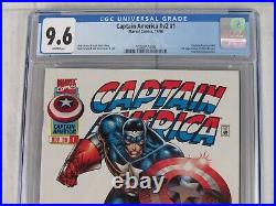 Captain America v2 #1 CGC 9.6 WP Nov. 1996 Marvel Comics