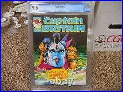 Captain Britain 12 cgc 9.6 Marvel 1985 WHITE pgs NM MINT magazine size comic