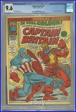 Captain Britain #16 CGC 9.6 1977 1482207002