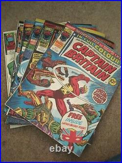 Captain Britain #1-39 Marvel Uk & 2nd Copy Of #1 Great Condition