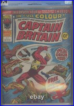 Captain Britain #1 CGC 9.4 1976 Marvel 1st App and Origin Issue New Frame