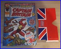 Captain Britain #1 Inc Mask Free Gift 1976 Bag/boarded Free Uk P&p 1st App. Vf