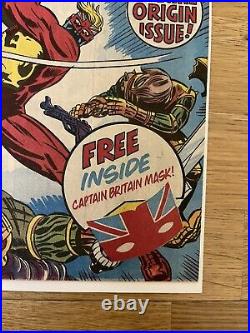 Captain Britain 1 Marvel Bronze Age Key Origin and 1st Captain Britain, VF/VF