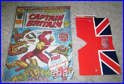 Captain Britain 1 WITH MASK unpunched VF Eternals Movie UK LOT Avengers Xmen