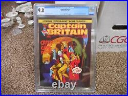 Captain Britain 2 cgc 9.8 Marvel 1985 WHITE pgs NM MINT magazine size comic