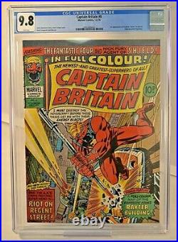 Captain Britain #8 12/76 Marvel Betsy Braddock Highest Grade Ever CGC 9.8 CRM B3
